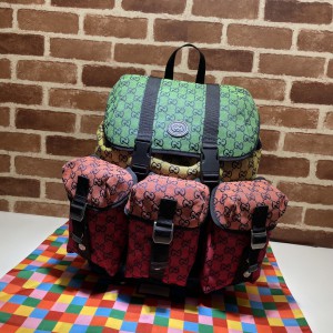 Gucci GG multicolour small backpack