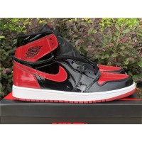Air Jordan 1 High OG Bred Patent Leather 555088-063