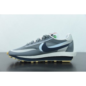 CLOT x Sacai x Nike LDWaffle "Cool Grey" DH3114-001