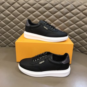 Louis Vuitton Black Leather Sneakers