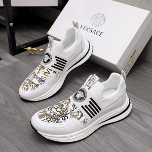 Versace Flower White Shoes