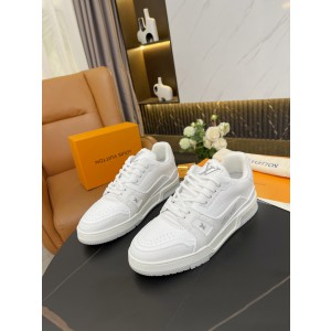 Louis Vuitton LV Trainer Full White Sneakers