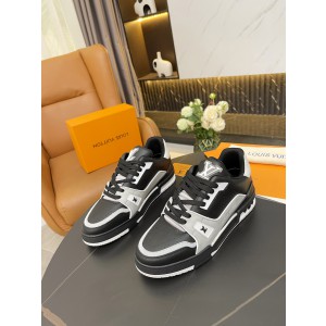 Louis Vuitton LV Trainer Grey Black Sneakers