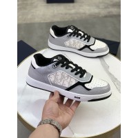 Dior B27 Low Top Grey White Sneakers